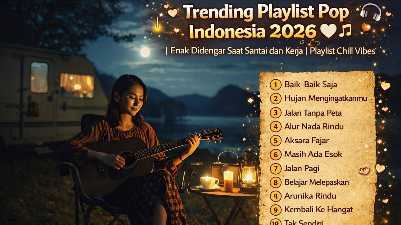 Trending Playlist Pop Indonesia 2026 🤍🎧 | Enak Didengar Saat Santai dan Kerja | Playlist Chill Vibes