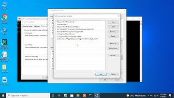 Python version command null response, set environmental variables for python windows 10