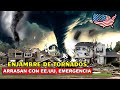 ¡VIDEOS IMPACTANTE! 5 TORNADOS AZOTAN EE.UU, CASAS Y ARBOLES SON ARRANCADOS, MILES SIN ELECTRICIDAD