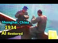 【4K, 60Fps Colorized】Laborers of Shanghai Broadway Mansions, 1934, 80 years ago【AI Restoration】