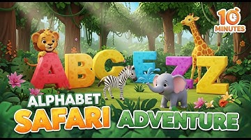 Alphabet Safari Adventure Mashup | ABC Animal Song | Animagic Studio