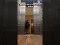 He raced the elevator for his phone 😳