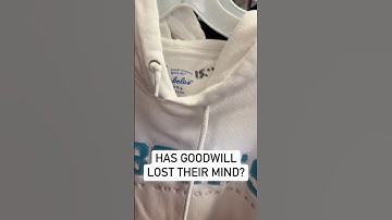 Goodwill has lost their mind 🤪 #goodwill SHARPIE marker on inside of used Cabelas hoodie $15 #shorts