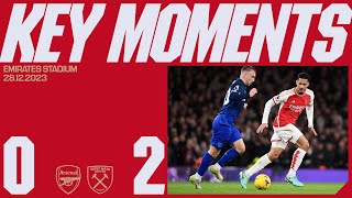 HIGHLIGHTS | Arsenal vs West Ham United (0-2) | Premier League image