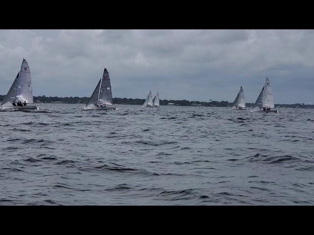 Meigs regatta race 2.  race 1 of sunday.