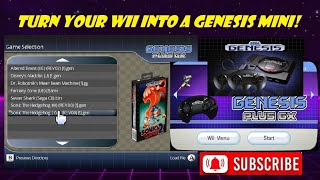 Turn your Nintendo Wii into a Sega Genesis Mini!