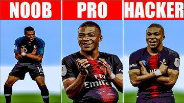 Kylian Mbappe NOOB vs PRO vs HACKER Minecraft Pixel Art
