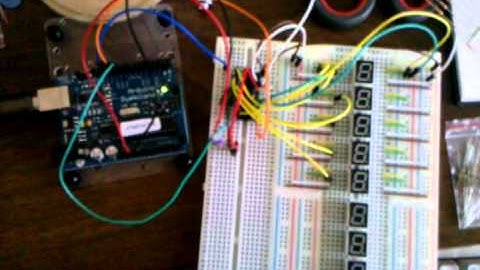 Arduino - MAX7219 - 7 Segment LED