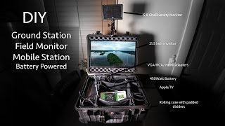 DIY 21.5 inch Field Monitor mounted in case - Ground Station