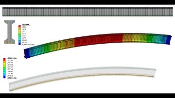 ANSYS Workbench Tutorial: Prestressed Concrete I-Beam Simulation