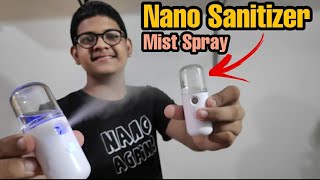 Nano sanitizer machine | Automatic mist spray | sanitizer machine | Mist spray | Creator Yogesh