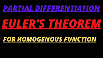 Partial Differentiation ( Euler