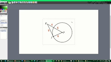 10.2 Lines tangent to a circle.
