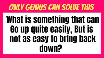 ONLY A GENIUS CAN ANSWER THESE 10 TRICKY RIDDLES | Riddles Quiz - part 12
