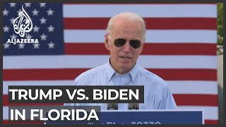 Trump, Biden converge on Florida: US election news