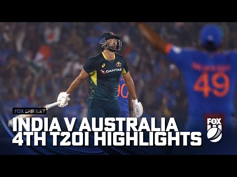 India v Australia - 4th T20I Full Match Highlights I 29/11/23 I Fox Cricket