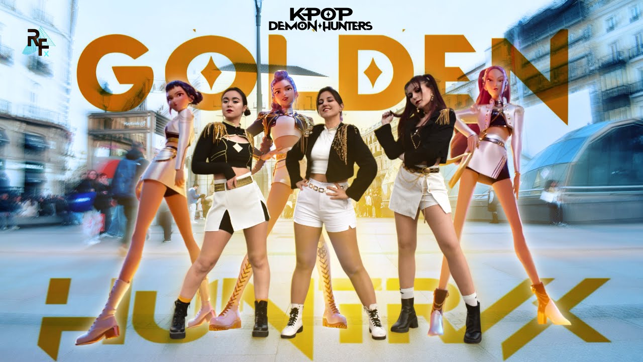 [K-POP DEMON HUNTERS IN PUBLIC] “GOLDEN” - HUNTR/X Dance Performance by Red Flag - SPAIN | Netflix