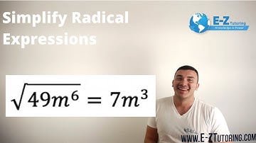 Simplify Radical Expressions - Algebra 2 - E-Z Tutoring