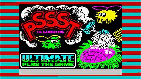 Jeremy Webb playing Pssst for the 16k Sinclair ZX Spectrum