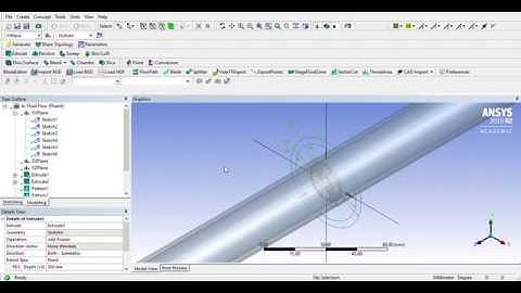 ANSYS Fluent - Concentric Tube Exchanger Using DesignModeler (Part 1)