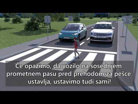 Video: Kako Prečkati Prehod Za Pešce