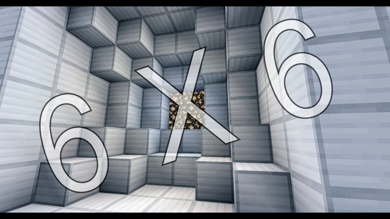 Tutorial: Simple, 6x6 Double Cave Door [Java 1.11+] - YouTube