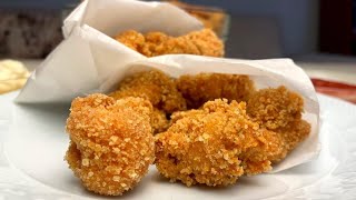 ?Popcorn chicken (بوشار الدجاج المقرمش) |عالم ثاني من الغرام❤️? | عالم ثاني من القرمشة??‍?❤️