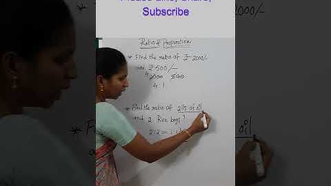 Ratio and Proportion | Short1 | eQuest by Surekha