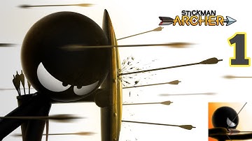 Stickman Archer | Gameplay Walkthrough Part 1 Tutorial - Online Game (Android,Ios)