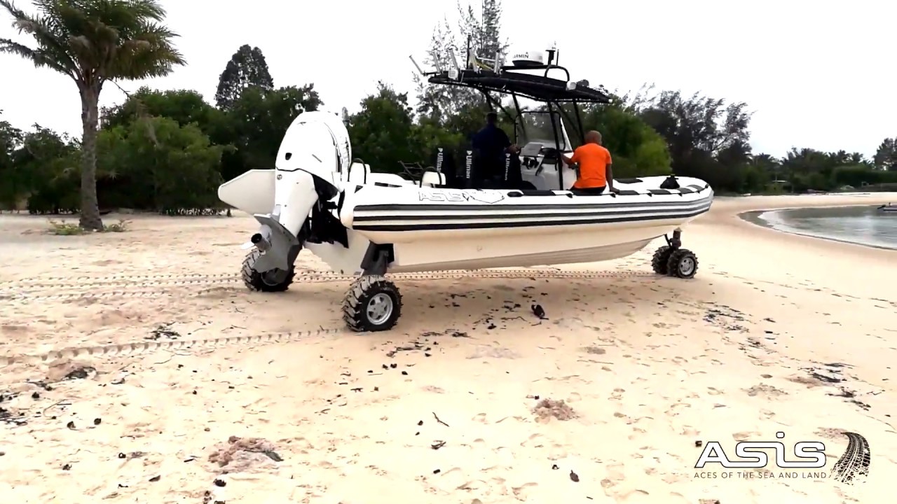 Drive your ASIS Amphibious boat straight out from your beach house!