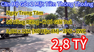 QUẬN 11 - CĂN HỘ GÓC 2 MẶT TIỀN CỰC KỲ THÔNG THOÁNG , GẦN NHIỀU TIỆN ÍCH #aunhapho #0374997997 