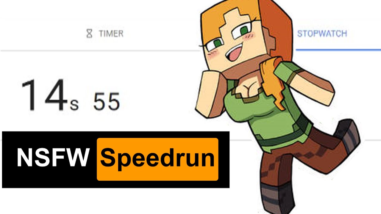 Minecraft Alex NSFW Speedrun (World Record) - YouTube.