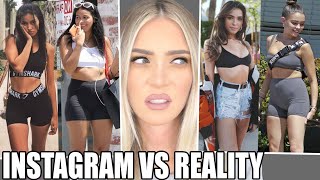 Reacting To Body Goals Influencers In Real Life - Madison Beer Wolfie Cindy Instagram Vs Reality