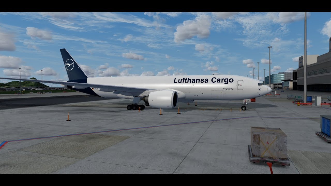 Lufthansa Cargo Boeing 777 0f Hong Kong To Frankfurt Vatsim Departure Youtube