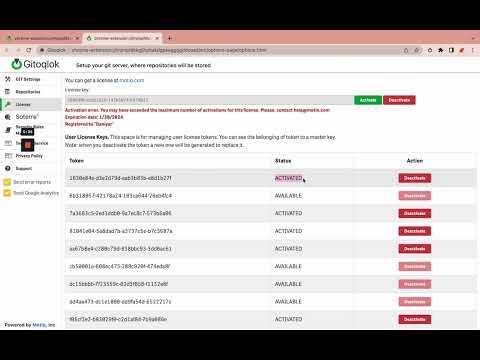 Gitoqlok - Managing