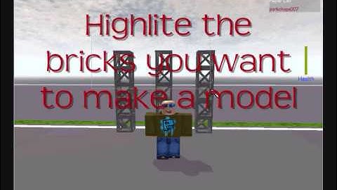 ROBLOX Tutorial August 2009: How to make a model in ROBLOX