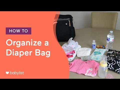 How to Organize a Diaper Bag - Babylist