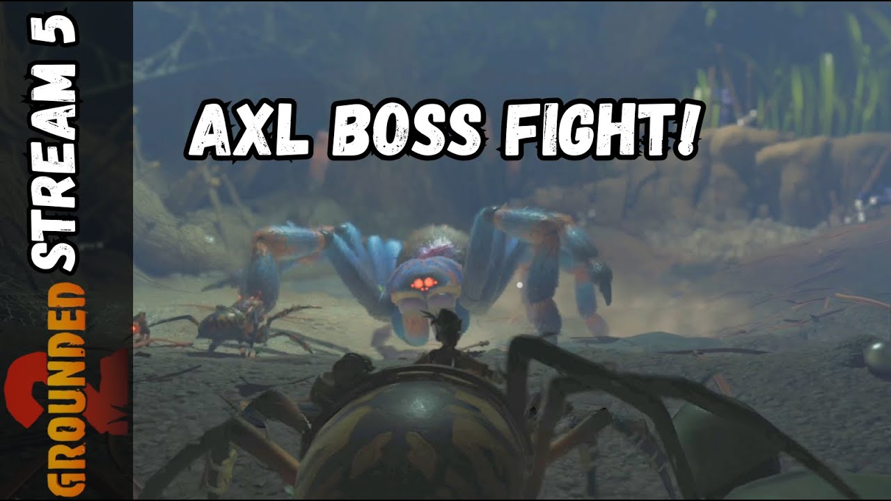 Grounded 2 - Taking on the AXL Tarantula Boss! [Game Stream 5] - YouTube