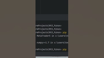Python MetaTrader5 Bağlantı Kurulumu