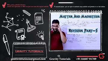 Magnetism and matter Revision Part-1 | 12th Physics | Crash Course|Concepts|Formulae|Smallest Magnet