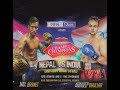 Max basnet vs arshadeep bhullar   nepal vs india professional boxing debut