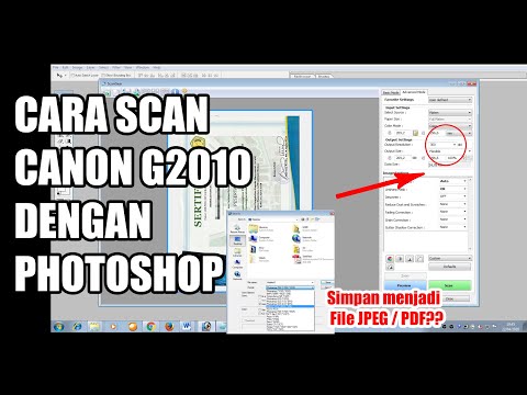 Cara Scan Dokumen Menggunakan Canon MP237. 