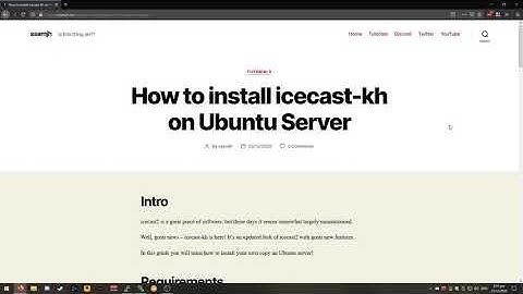 How to install icecast-kh on Ubuntu Server