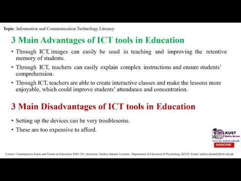 Information And Communication Technology In Education
