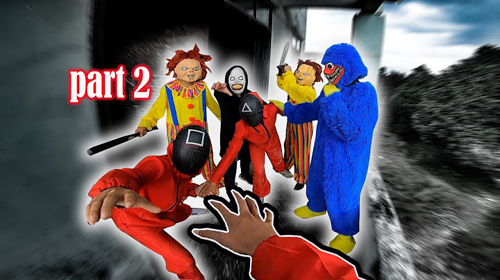 SQUID GAME ESCAPE FROM CLOWNS || HUGGY WUGGY DEAD ( epic parkour pov action ) KHÔNG LỐI THOÁT