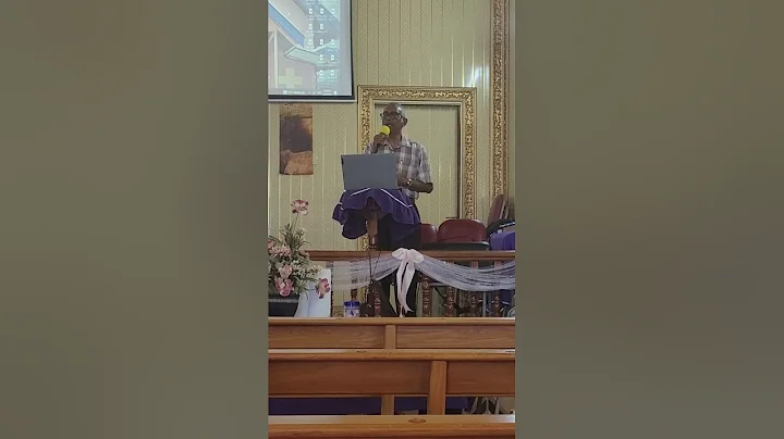 Ricardo Cleghorn. Service at St Agnes Presbyterian Church  Hermitage Village. 