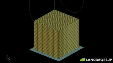 LS-DYNA Sample Model No.347 Static Compression Analysis of EAPAD
