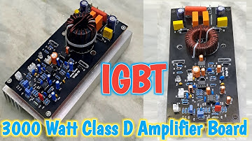 New 3000watt IGBT Based Class D Board High Quality Amplifier Board// Coolboy_ni #tractoramplifier
