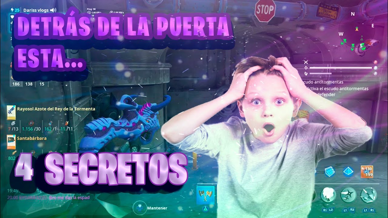 Los 4 MEJORES SECRETOS de BOSQUE PEDREGOSO en Fortnite Salvar el mundo