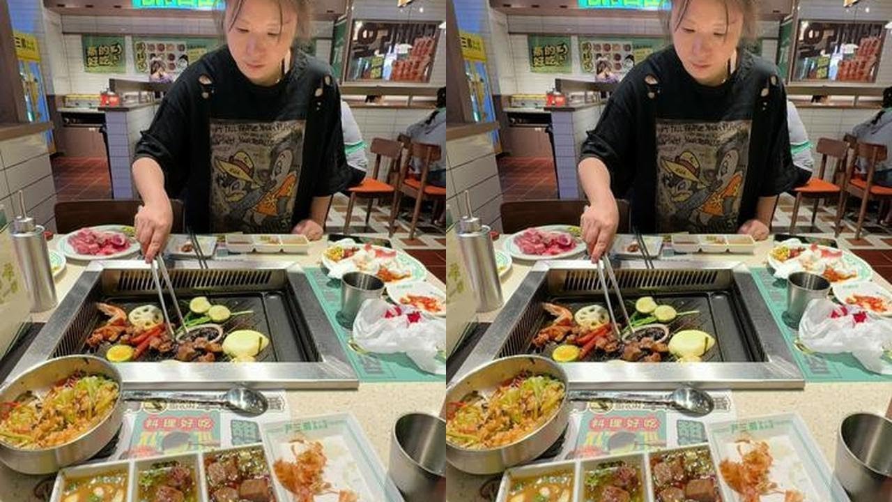 和鹿鹿去吃自助烤肉#碧春特酿